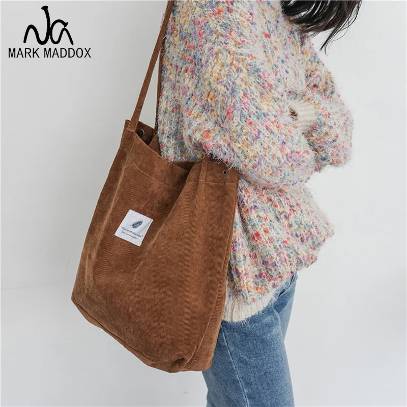 Хит женские вельветовые холщовые сумки через плечо женская сумка из эко-ткани