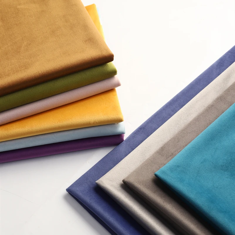 Однотонные голландские бархатные ткани для мебели дивана занавески подушки