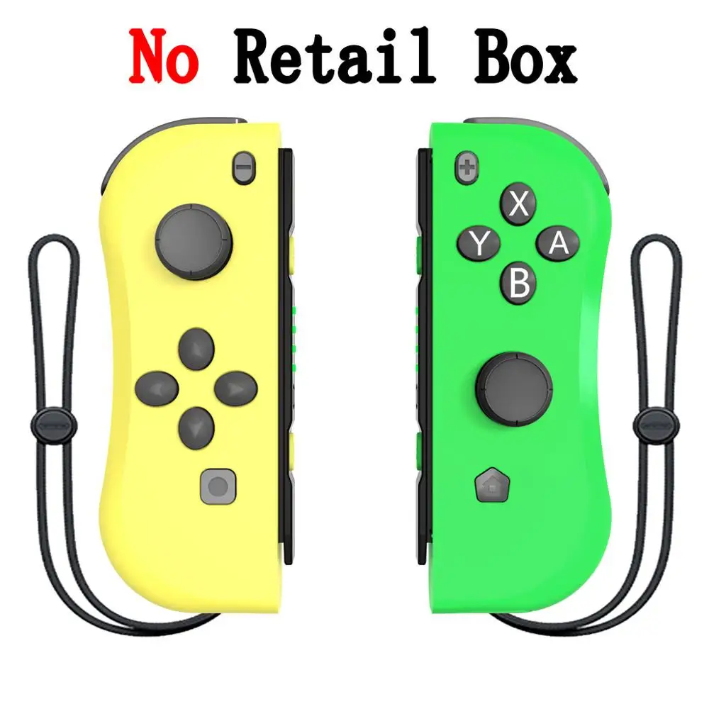 Yellow Green No Box Управление Bluetooth Джойстик для Joycon Joy Con геймпад Nitendo nintendo Zend переключатель управление Лер триггер джойстик игровая консольная панель - Цвет: Yellow Green No Box