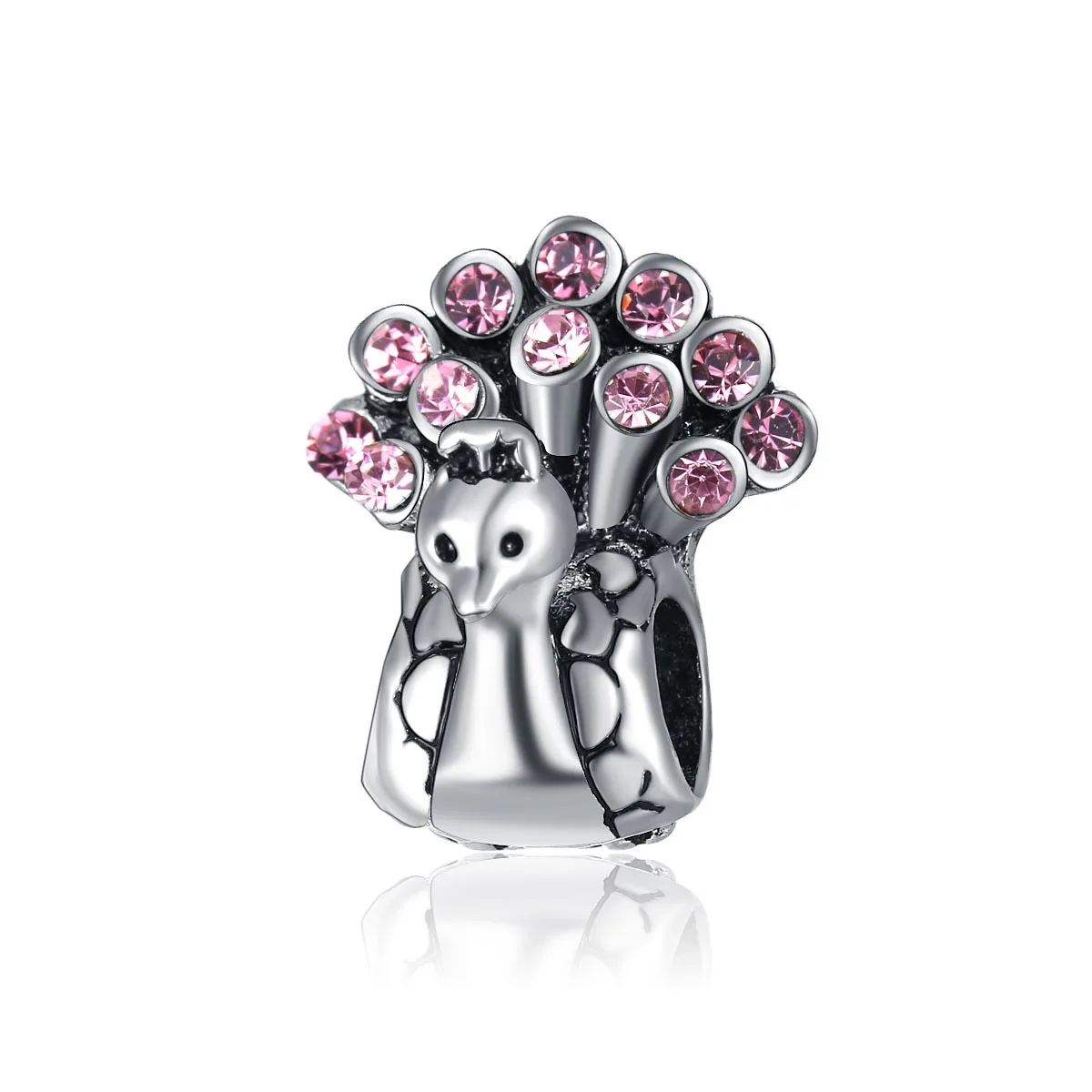 Fit Pandora Bisuteria Beads Bijoux Bracciale Crystal Peacock Silver 925 Perfumes Mujer Originales Jewelry Bracelet Charms | Украшения и