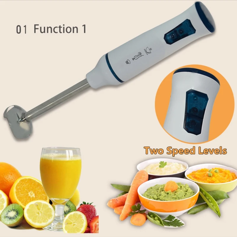 

3-in-1 Multifunctional Hand Blender 220-240V, 1000W Immersion Mixer, Chopping Bowl,Shaker Glass,Whisk Blender Cup Set