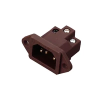 high quality viborg inlet power plug socket iec pure copper goldrhodium plated available vi06c ac 250v 15a connectors