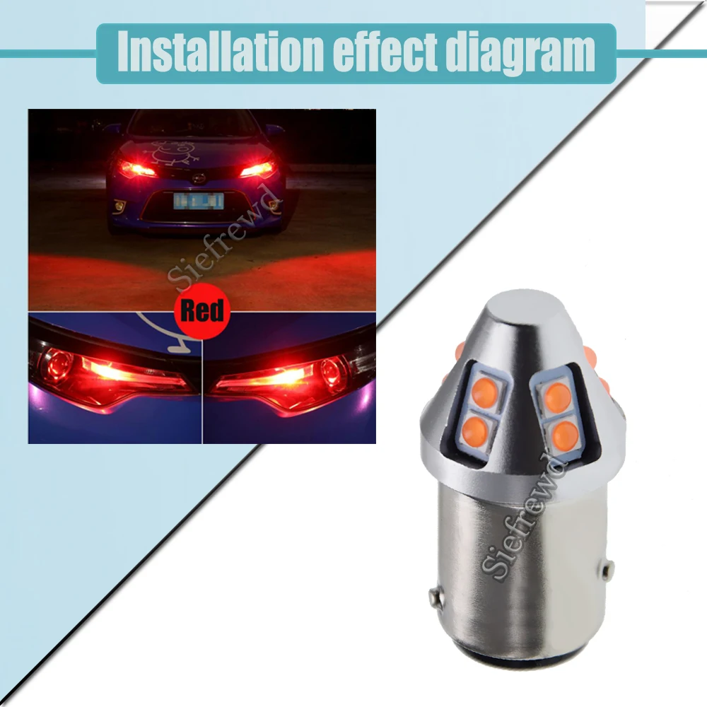 2 шт. светодиодные лампы для задних стоп-сигналов 12-60 в пост. Тока | Автомобили и