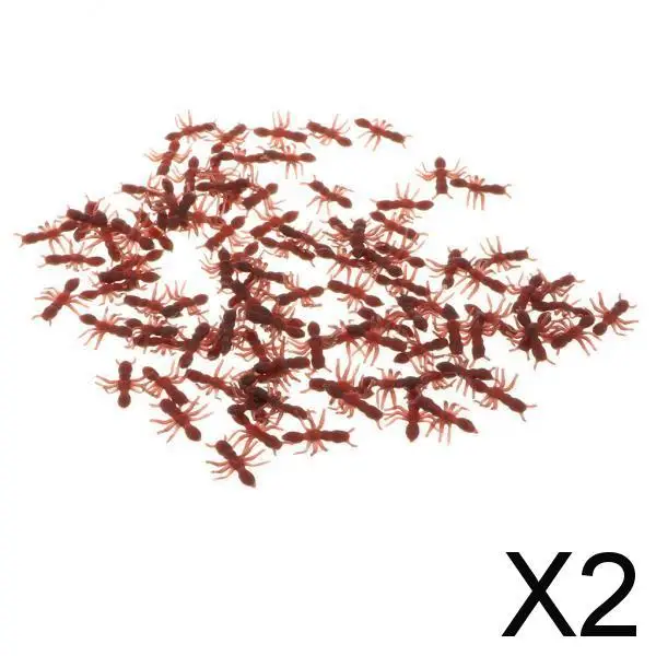 

2x100 шт., пластиковые поддельные муравья