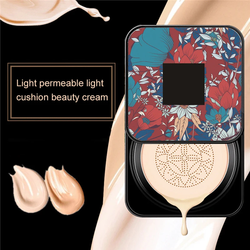 

1PC Mushroom Head Air Cushion BB Cream Lasting Oil Control Natural Moisturizing Long Lasting Foundation Air-permeable Cosmetics