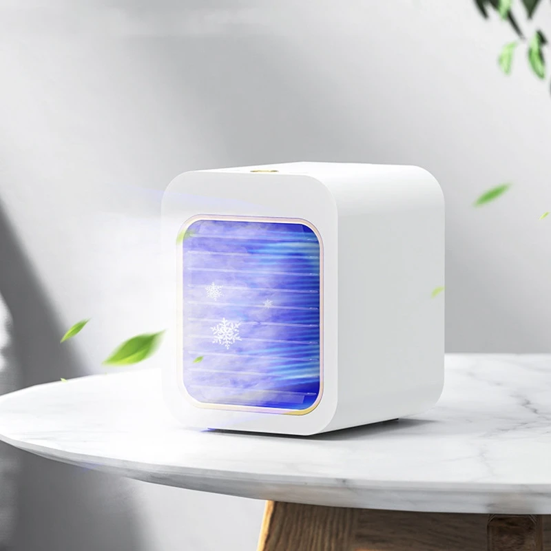 Air Cooler Quiet Three-Stage Wind Speed Adjustable Humidification Spray Cooling Fan For Desktop Or Room | Бытовая техника