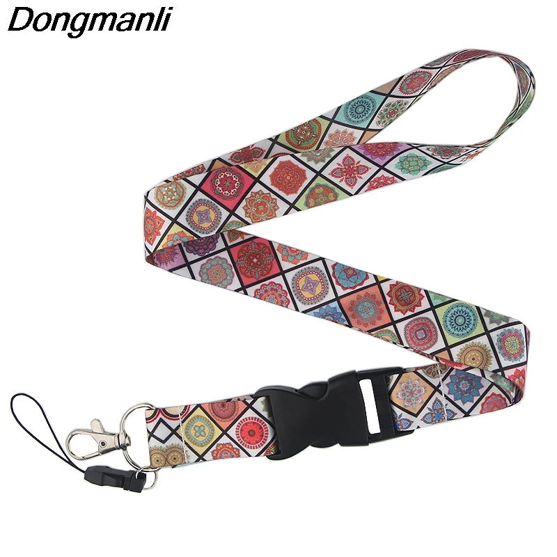 Брелок P3986 Dongmanli с мандалой брелок цветочным узором держатель для Id-карты ID-карта
