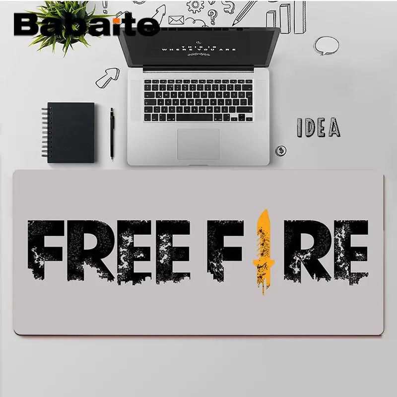 

Babaite High Quality My Favorite Free Fire Locking Edge Mouse Pad Game Rubber Computer Gaming mousepad