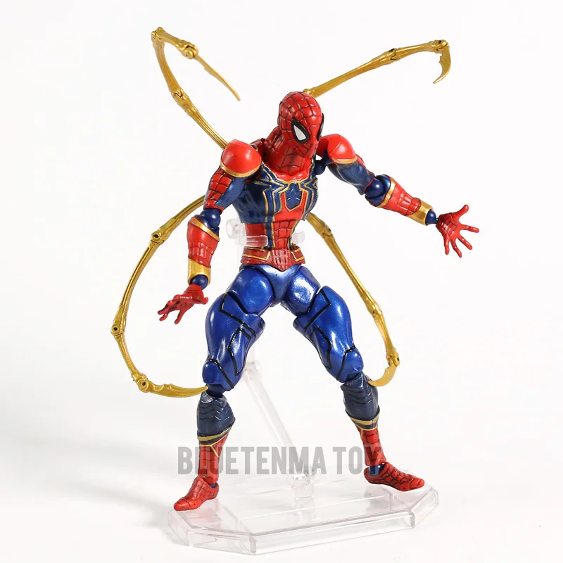 Revoltech серия Мстители Endgame Человек паук фигурка игрушка паук: далеко от дома