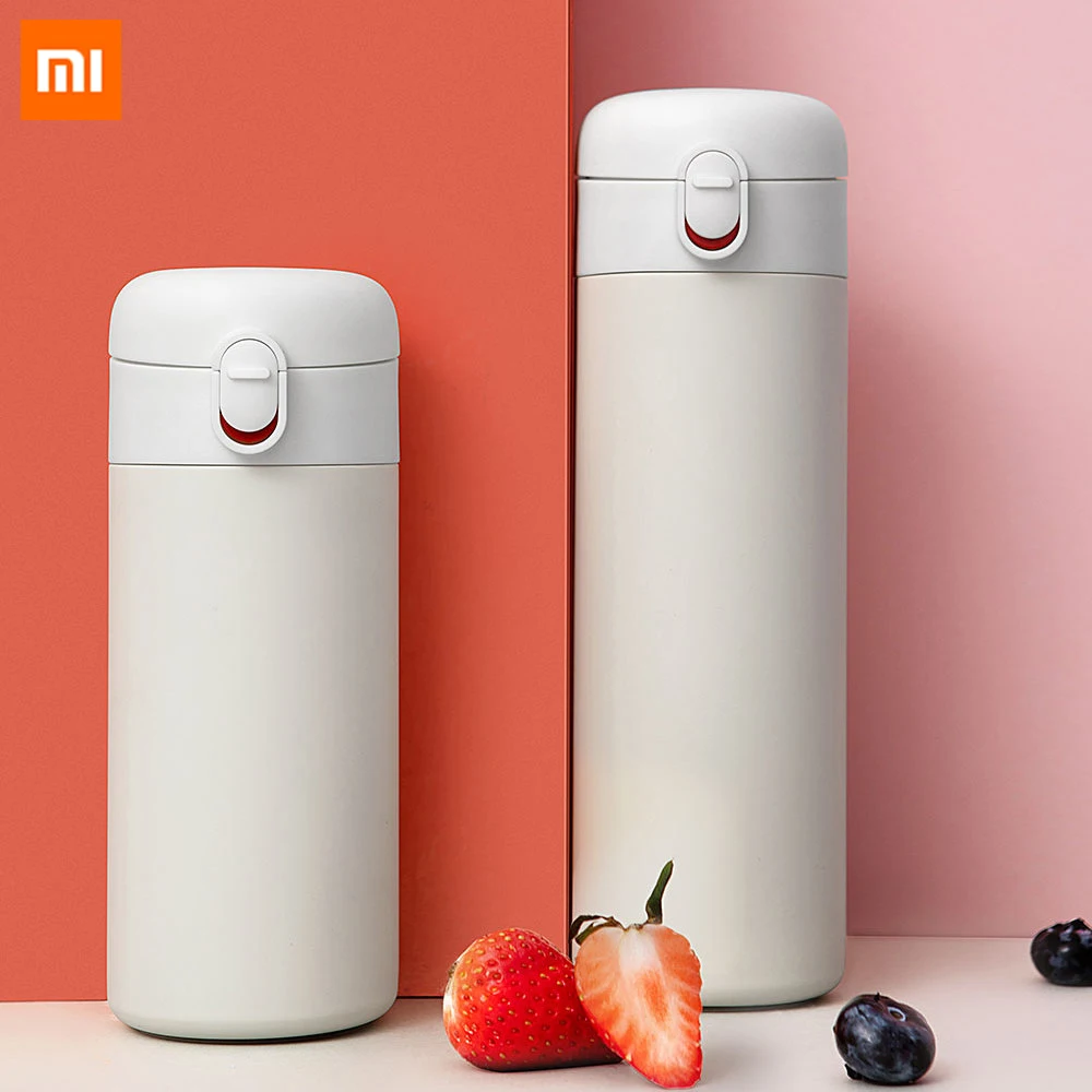Xiaomi Pinlo 400 мл/530 мл Питьевая Вакуумная чашка из нержавеющей стали 6 часов колба бутылка для воды одна рука на изоляционный замок