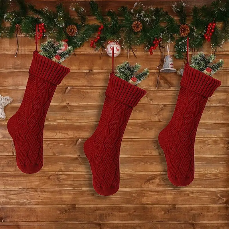 Новогодняя Рождественская игрушка вечерние украшения в виде елки вязание с