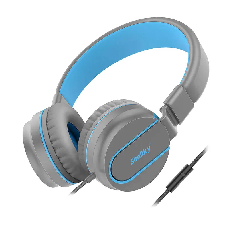 Детские наушники со стереозвуком проводные регулируемая головная повязка