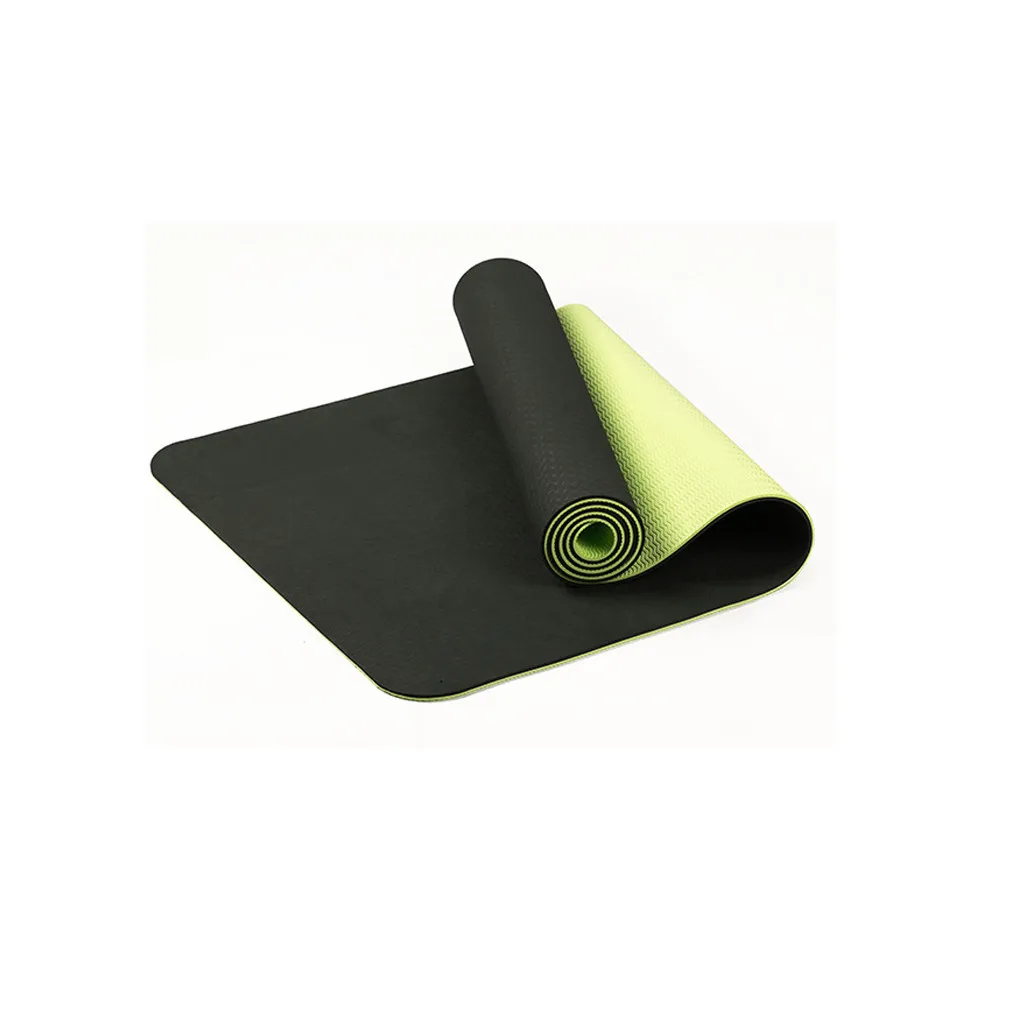 1 шт. Коврик для йоги Классический Профессиональный Мат TPE экологичный