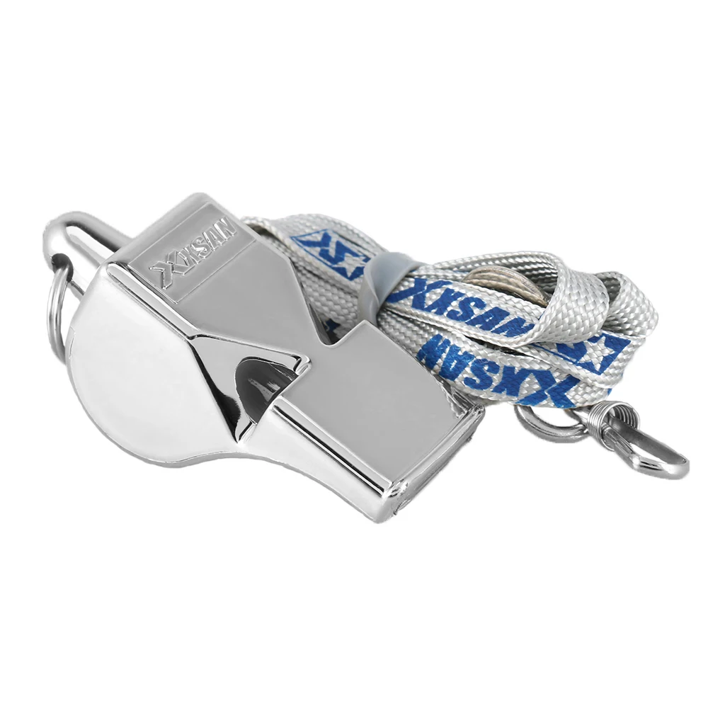 

3 Pcs Outdoor Whistles with Lanyards Referee Whistles Sports Whistle Soccer Football Basketball Metal Whistles Outdoor Equipment