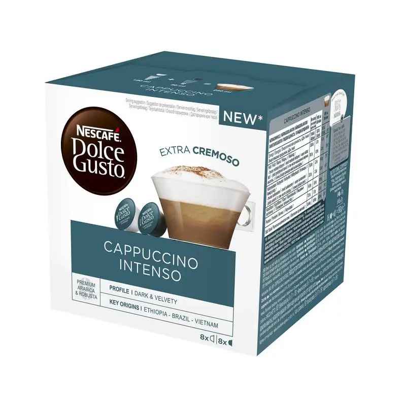 Кофе Nescafe Dolce Gusto Cappuccino Intenso в капсулах 8+8 капсул | Продукты