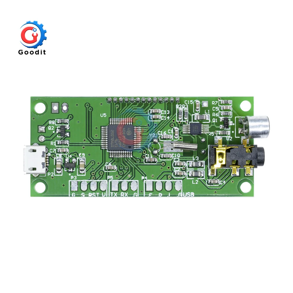 DSP PLL ЖК-дисплей FM-передатчик приемник модуль (87-108 МГц) цифровой беспроводной