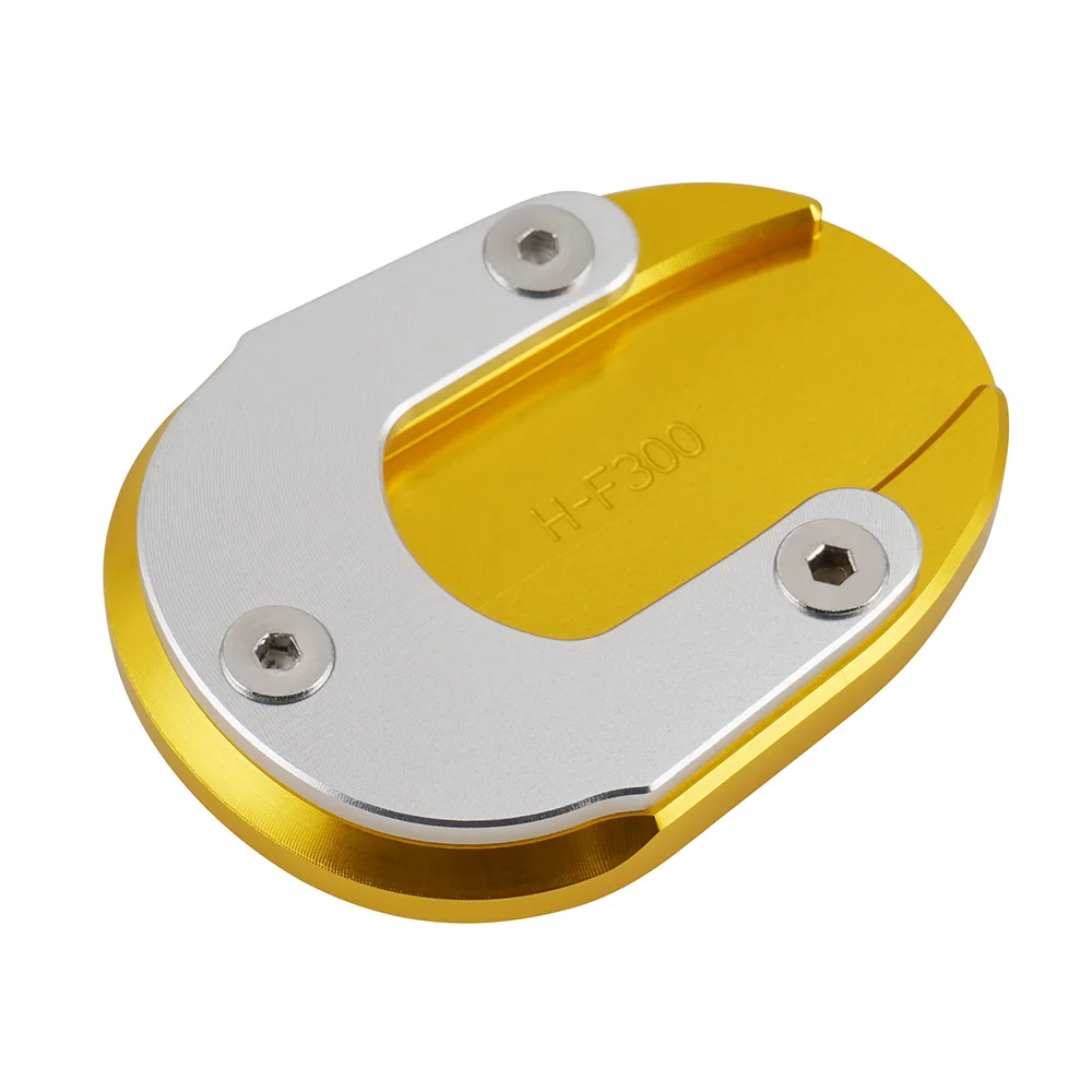 02 NICECNC мотоцикл Sidestand Pad T6061 алюминиевый анодированный Для FJR1300 2001 - Цвет: 02