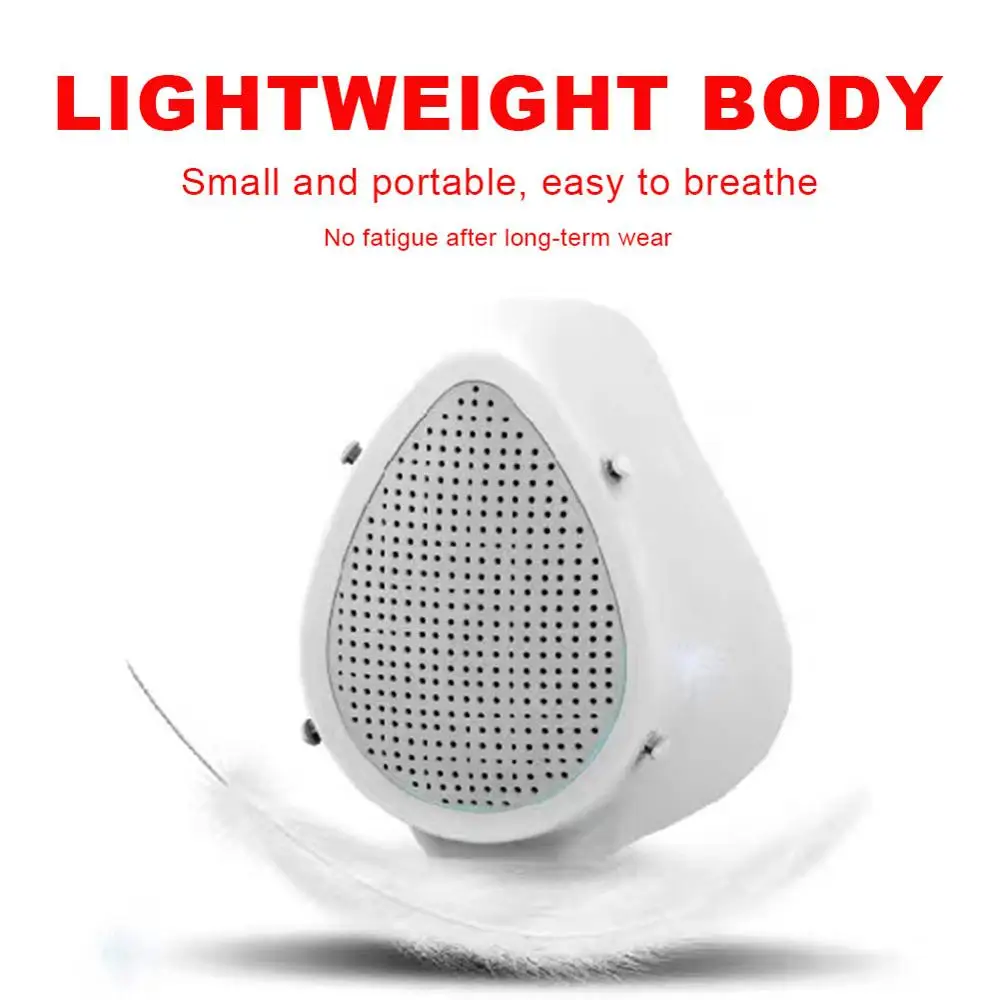USB зарядка Электрический фильтр маска для очистки воздуха Пылезащитный