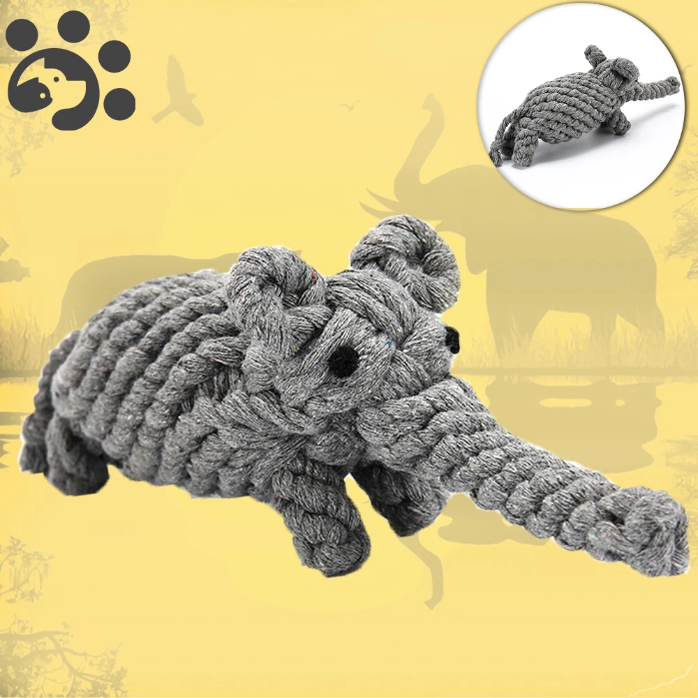 Жевательная игрушка для собак веревка в форме животного игрушка-Прорезыватель