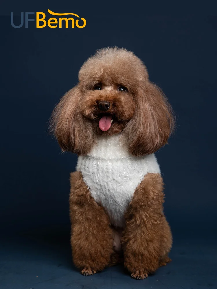 Свитер UFBemo для собак кошек Такса водолазка вязаный растягивающийся пуловер