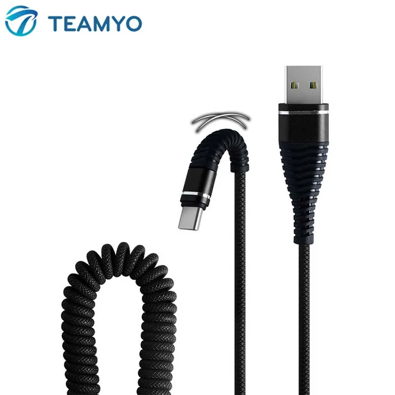 Micro usb type C кабель для зарядки Android samsung Xiaomi LG htc универсальный Весна прочный Быстрый