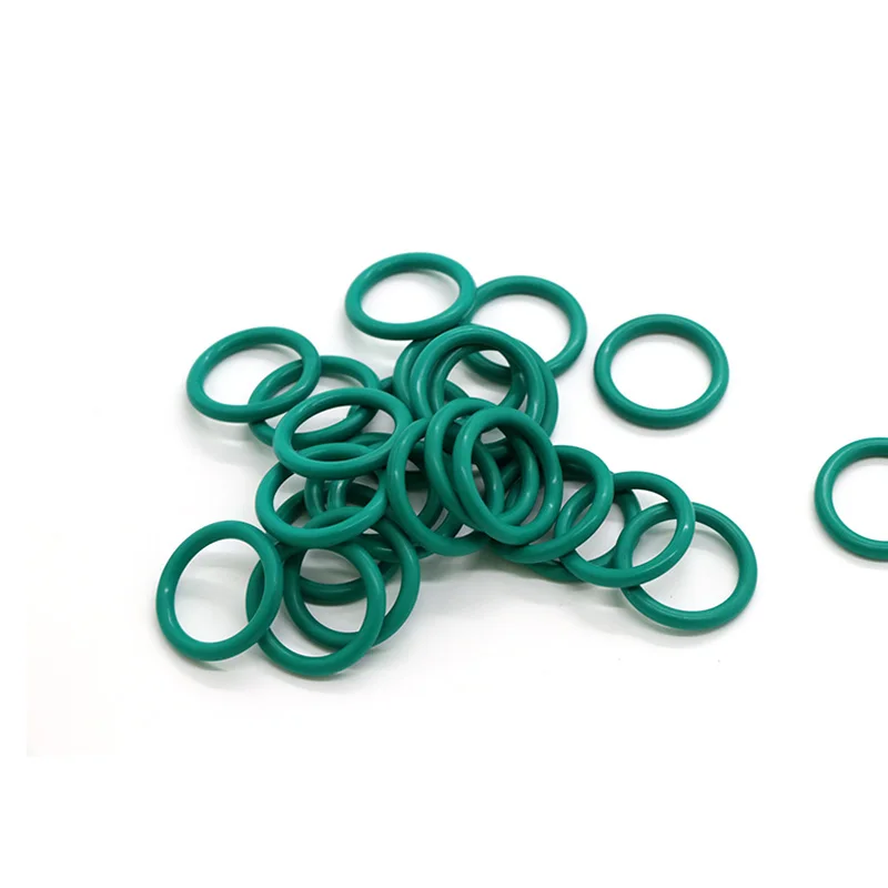 

20pcs CS1.5mm OD 10~50mm Green FKM Fluorine Rubber O Ring Sealing Gasket Insulation Oil High Temperature Resistance Green