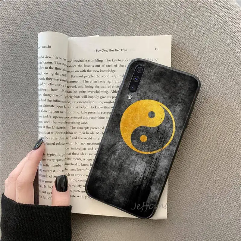 

Chinese round tai chi gossip Phone Case For Samsung galaxy S note 7 8 9 10 20 fe edge A 6 10 20 30 50 51 70 lite plus Soft