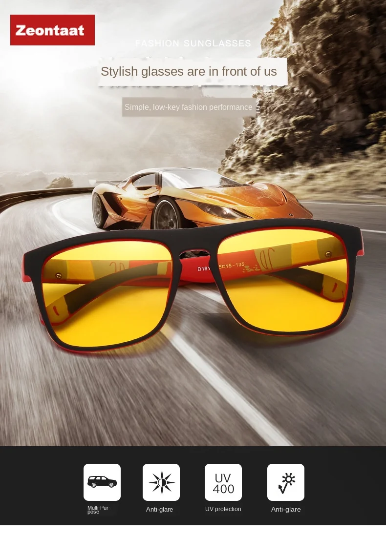 

2020 Hot Polarized Sunglasses, Color Film Foreign Trade Glasses, Color Shelves, Men and Women Are Suitable for Outdoor Self-fear