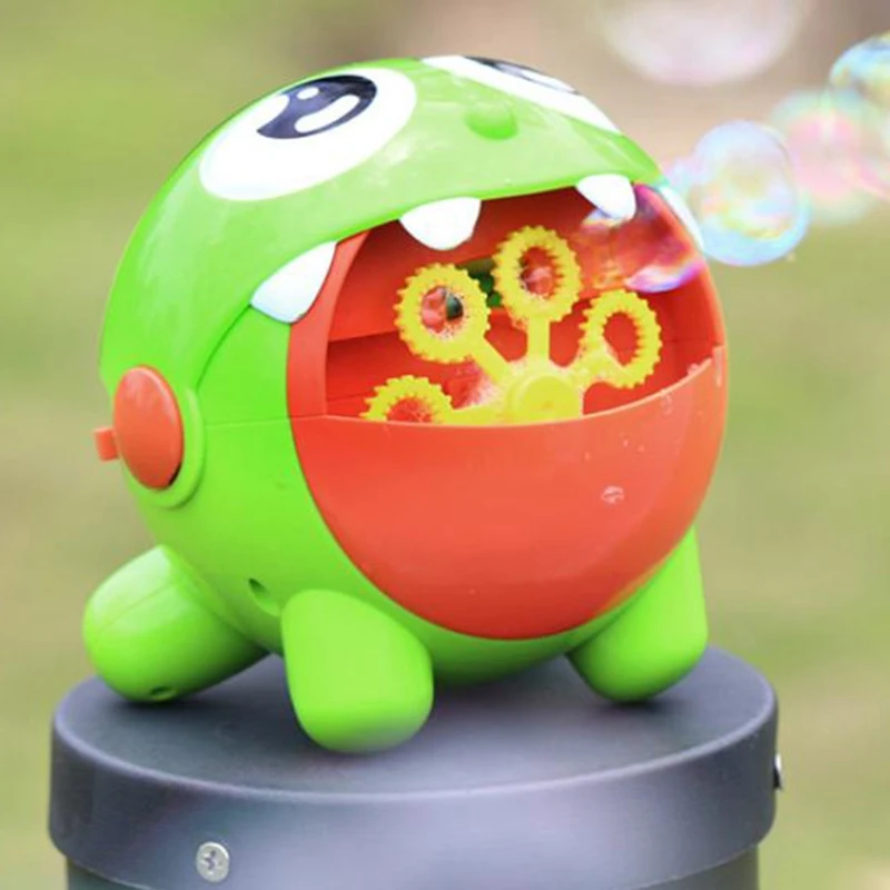 

Rechargeable Automatic Electric Bubble Machine Toy Children's Bubble Blowing Machine
