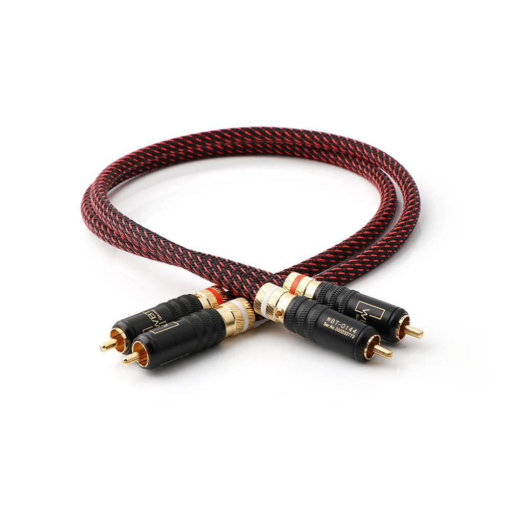 Аудиокабель X401 5N OCC Hi End Fi RCA аудиокабель с разъемом WBT|Кабели VGA| |