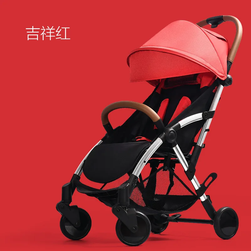 Четырехколесная тележка Легкая Складная портативная Противоударная детская