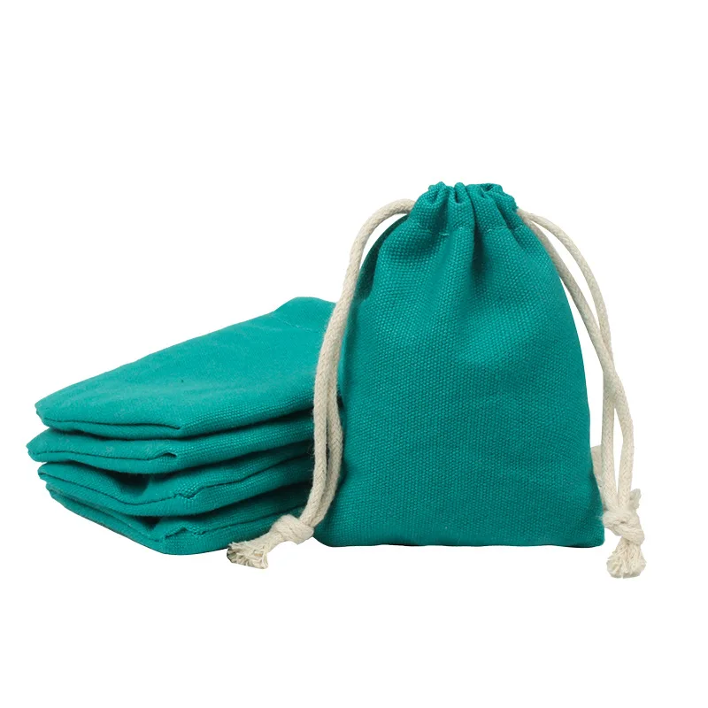 50pcs/Lot 9x12cm Foldable Cotton Fabric Grocery Bags Fashion Drawstring Storage Pouches Travel Package Gift Bag | Багаж и сумки