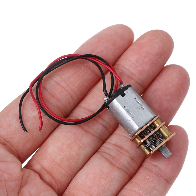 

5V Steel Gear N20 Mini Precision DC Geared Motor D-Axis Speed Reduction Motor