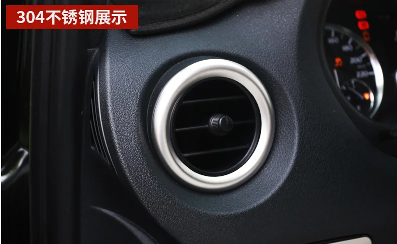 

Accessories For Mercedes-Benz Vito W447 2014 2015 2016 2017 2018 Side Air Condition AC Outlet Vent Molding Ring Cover Trim