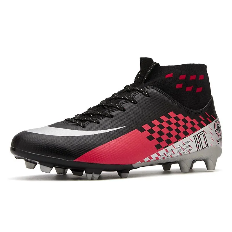 Superfly VI футбольная обувь 360 Elite FG KJ 6 XII 12 CR7 SE Ronaldo Neymar Мужские Молодежные футбольные ботинки высокие ботильоны - Цвет: 01