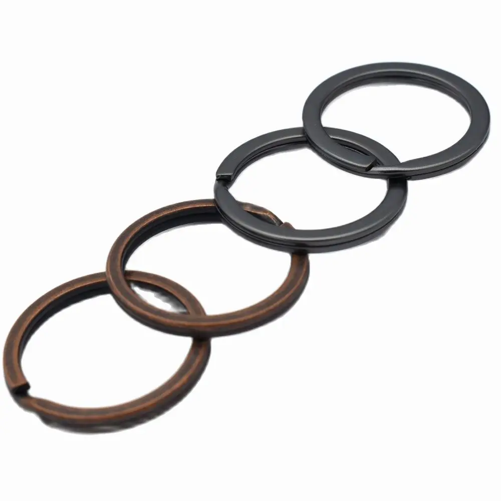 

28mm Split Ring Key Chain Ring Jewelry Charm Clasp Supplies Metal Key Ring Pendant Key Fob Hardware - 20pcs
