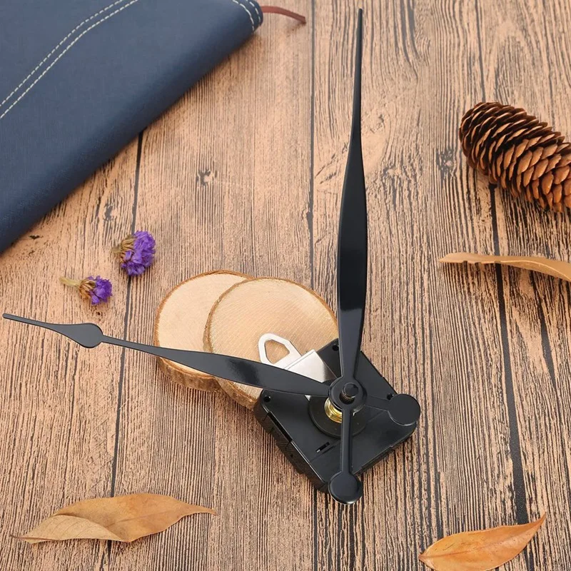 

High Torque Quartz Clock Movement Replacement Parts with 208 Mm/ 8.2 Inches Long Spade Hands and Hanger (20 Mm)