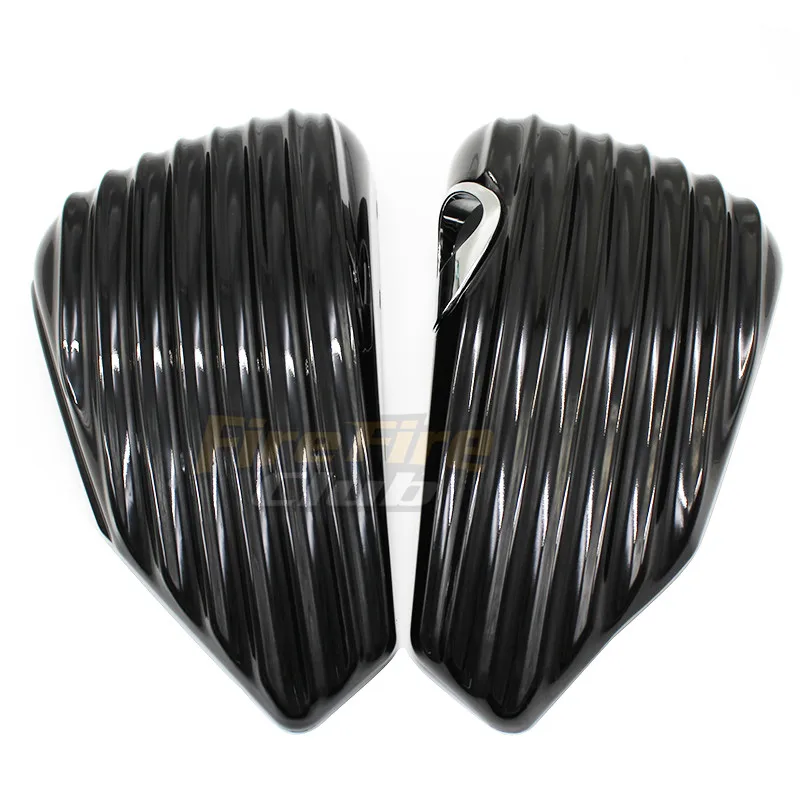 Right and Left Мотоциклетная Левая Правая сторона Крышка батарейного отсека для Harley Sportster 883 1200 XL 2004-2013 для обтекателя Крышка батарейного отсека - Цвет: Right and Left