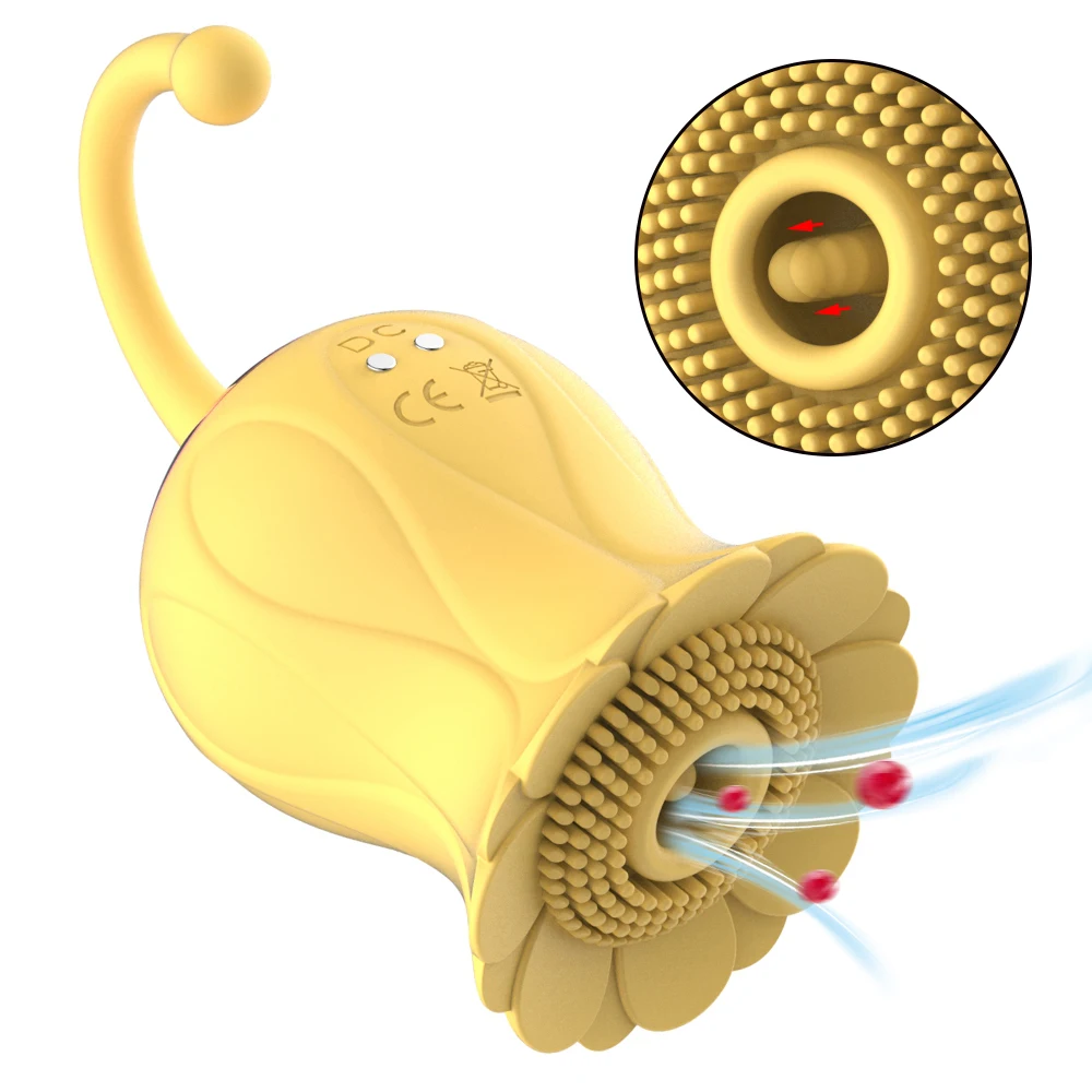 Влагалище сосание вибратор Роза Интимная хорошая соска присоска оральный