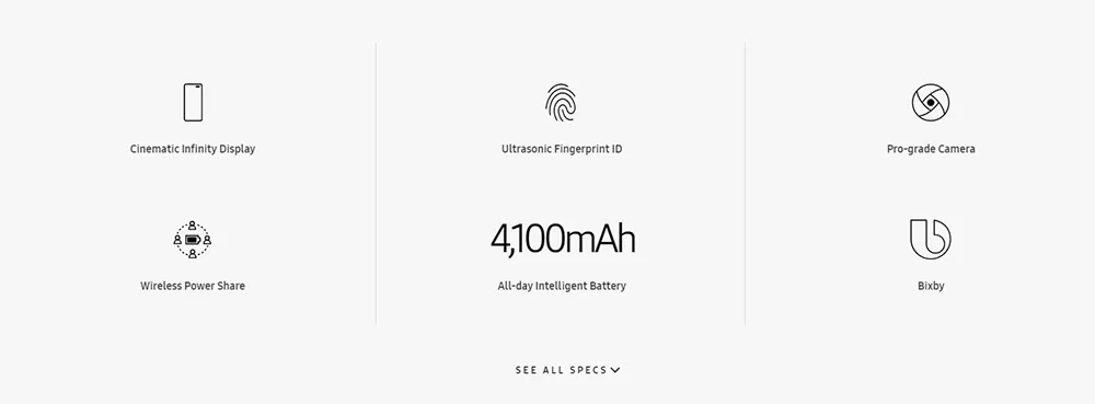 Абсолютно мобильный телефон samsung Galaxy S10+ S10 plus G975U СПРИНТ версия Snapdragon 855 6," 8 GB 128GB 4100 mAh NFC 4G