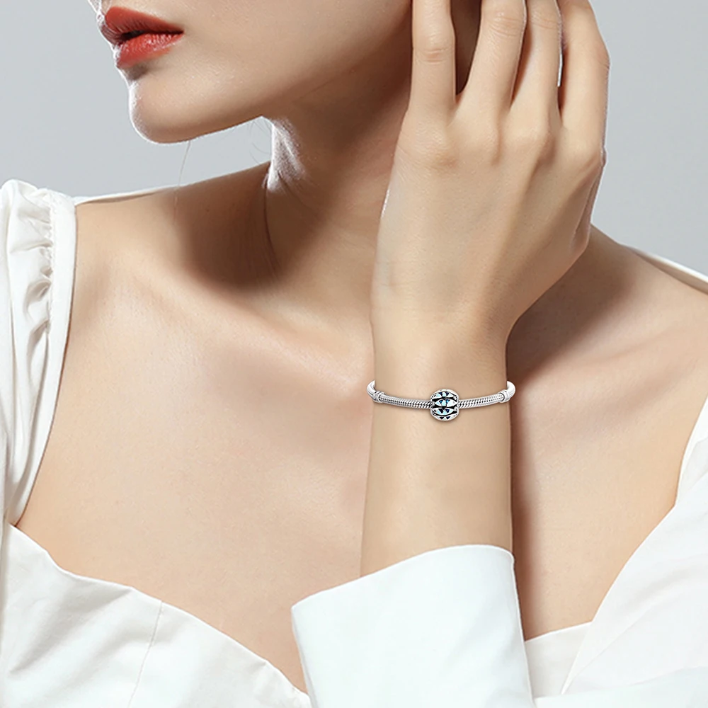 CKK больше рыбы со всех сторон бусы 925 пробы Серебряные Подвески подходят к