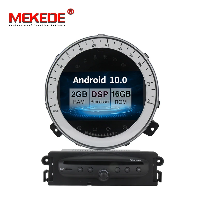 Автомобильный DVD плеер MEKEDE 2 Гб ОЗУ Android 10 0 стерео проигрыватель для BMW Mini Cooper countryman