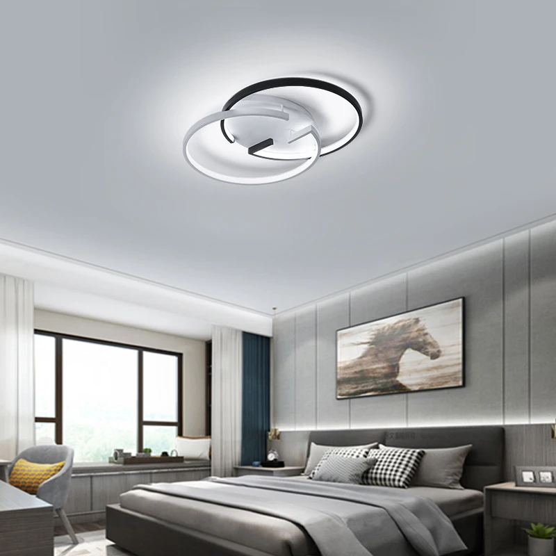 Chandelierrec AC90-260V потолочные люстры светильники Современные светодиодные люстры Гостиная Спальня низкие потолки канделябро