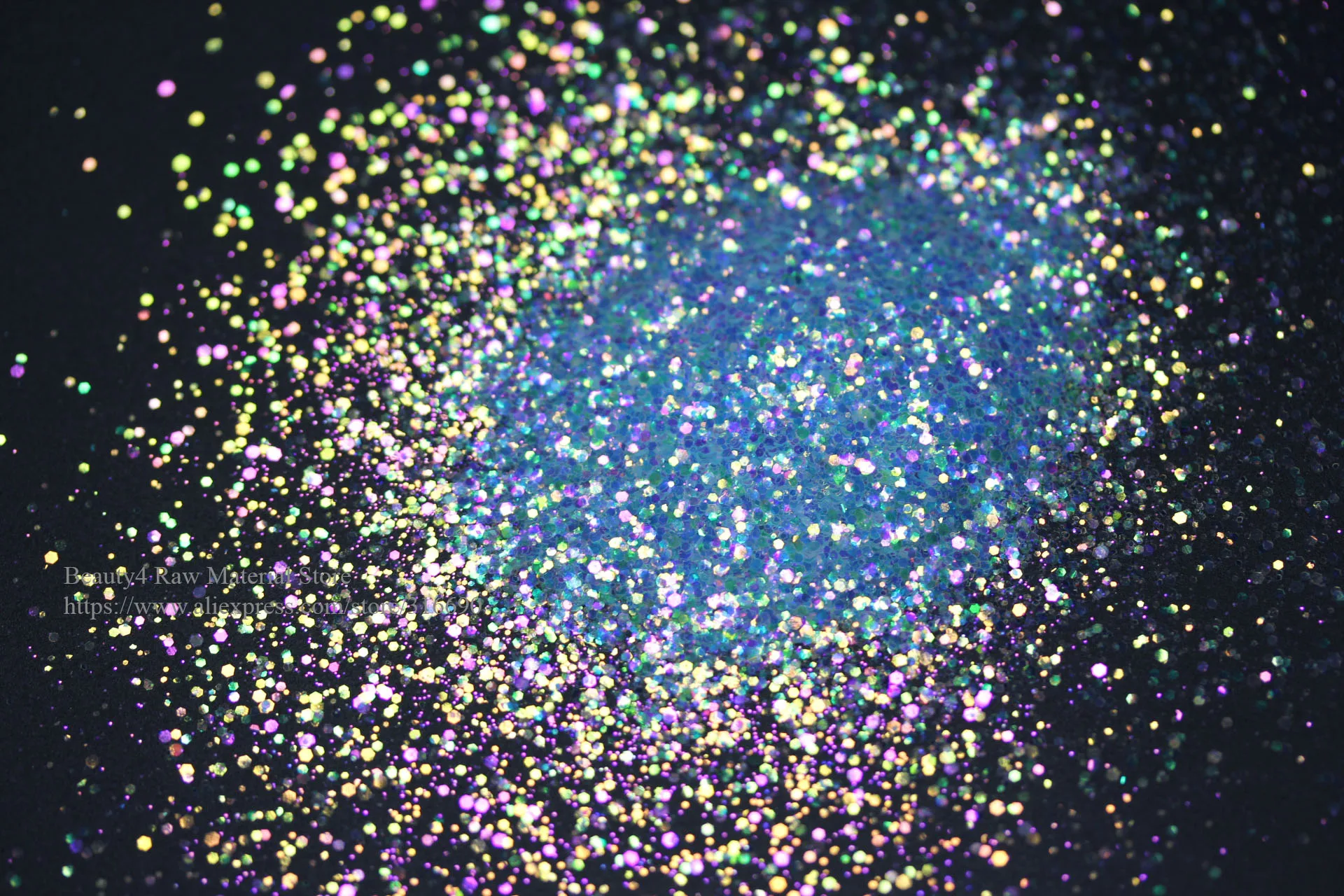 Косметические красочные переливающиеся белые блестящие миксы крафт блеск для