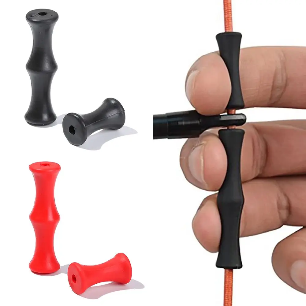 Tring Finger Guard Soft Silicone Bow String Protector Outdoor Shooting Hunting Tool