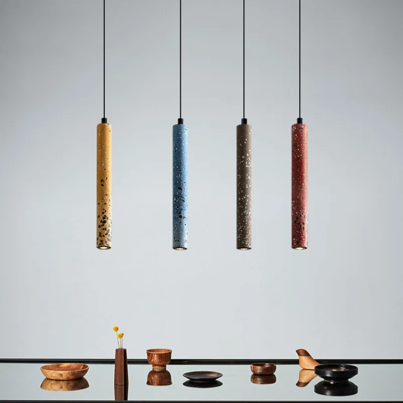 Современные светодиодсветодиодный цементные подвесные лампы скандинавский