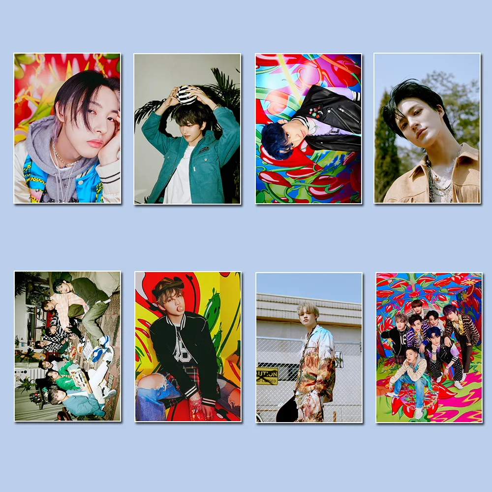 KPOP NCT U DREAM 127 постер с изображением люкуса ТЭН Джонни джису хэчан джаэминя Юты
