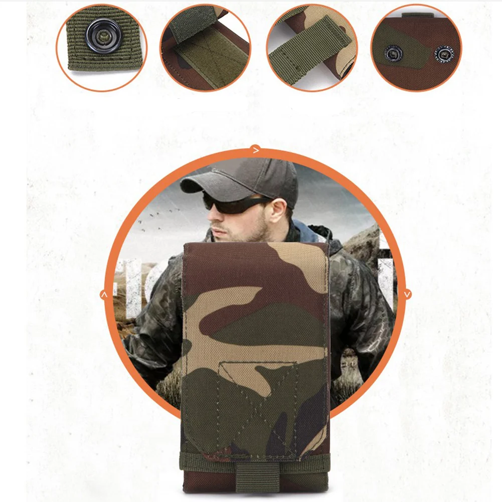 Уличная камуфляжная сумка держатель для телефона спортивный поясной чехол