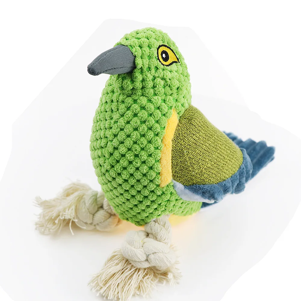 

Pet plush toy sound parrot bird teeth grinding bite resistant pet supplies