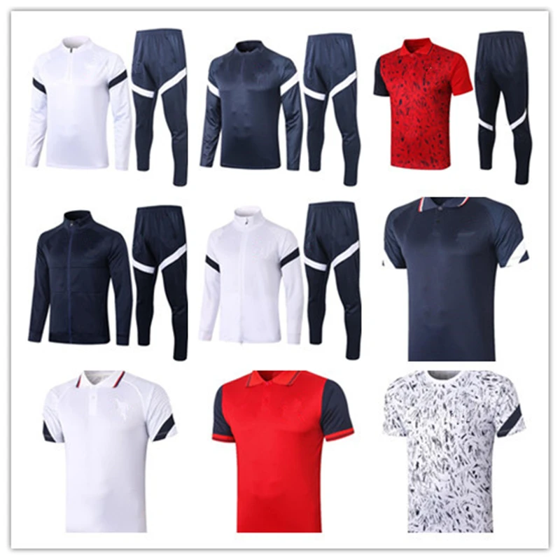 

High-Quality France Short-Sleeved Polo Men's Kids Sports Training Jacket Suit Coat + Pants